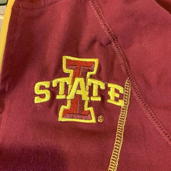 Iowa State ISU 1/4 Zip (M) Women's Top - Red Cyclones Thumb Holes Athletic Sport - Picture 7 of 10